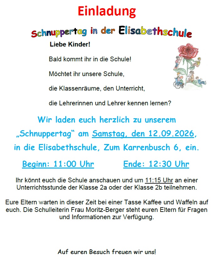Schnuppertag Elisabethschule
